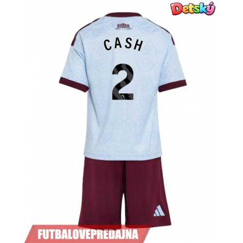 Lacne Dětský Futbalové dres Aston Villa Matty Cash #2 2026-27 Krátky Rukáv - Tretina (+ trenírky)